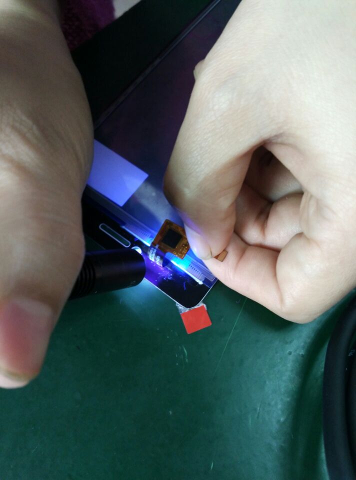uvled線光源 FPC排線 固化膠水
